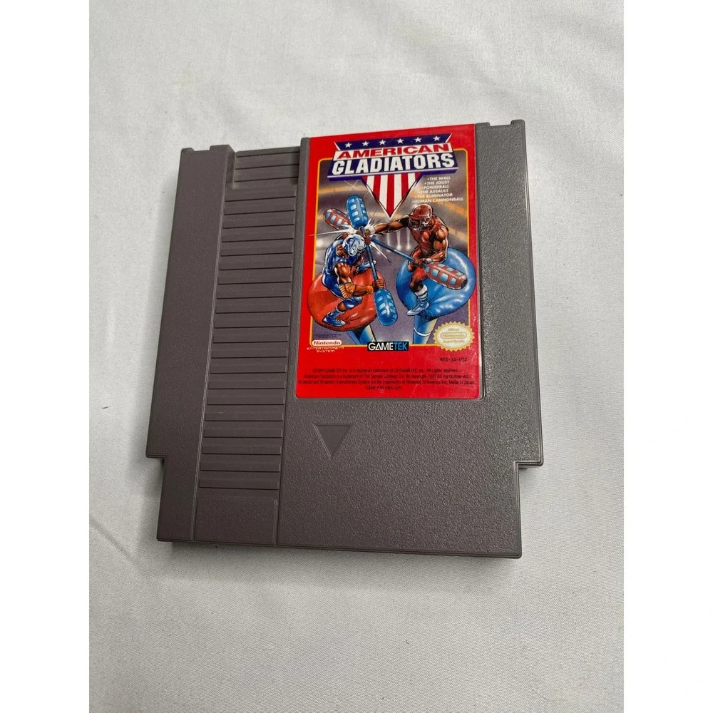 American Gladiators Nintendo NES GameTek NES-GA-USA Cartridge Retro Video Game